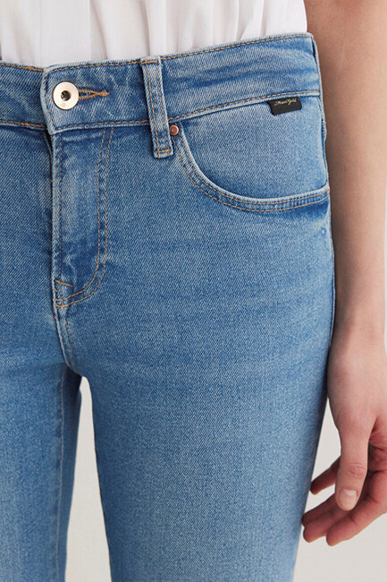 Kadın Molly Gold Shape Jean Pantolon 1013686812 Mavi - Thumbnail