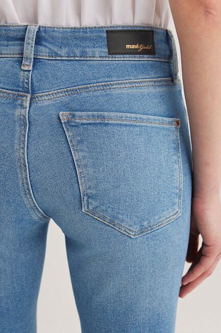 Kadın Molly Gold Shape Jean Pantolon 1013686812 Mavi - Thumbnail