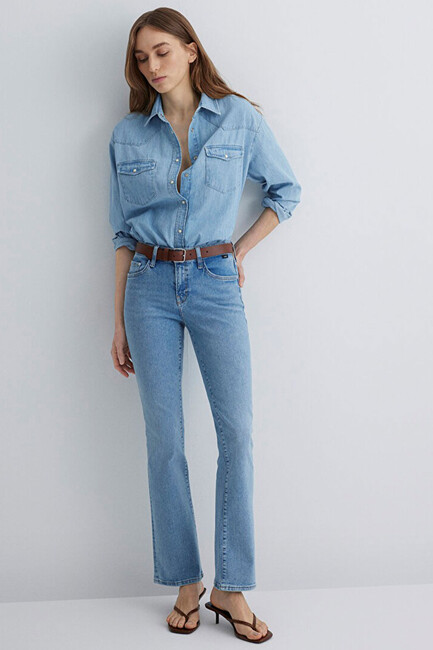 Kadın Molly LT Premium Blue Jean Pantolon 1013689190 Mavi (2)