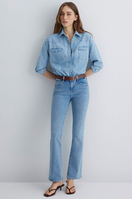 Kadın Molly LT Premium Blue Jean Pantolon 1013689190 Mavi