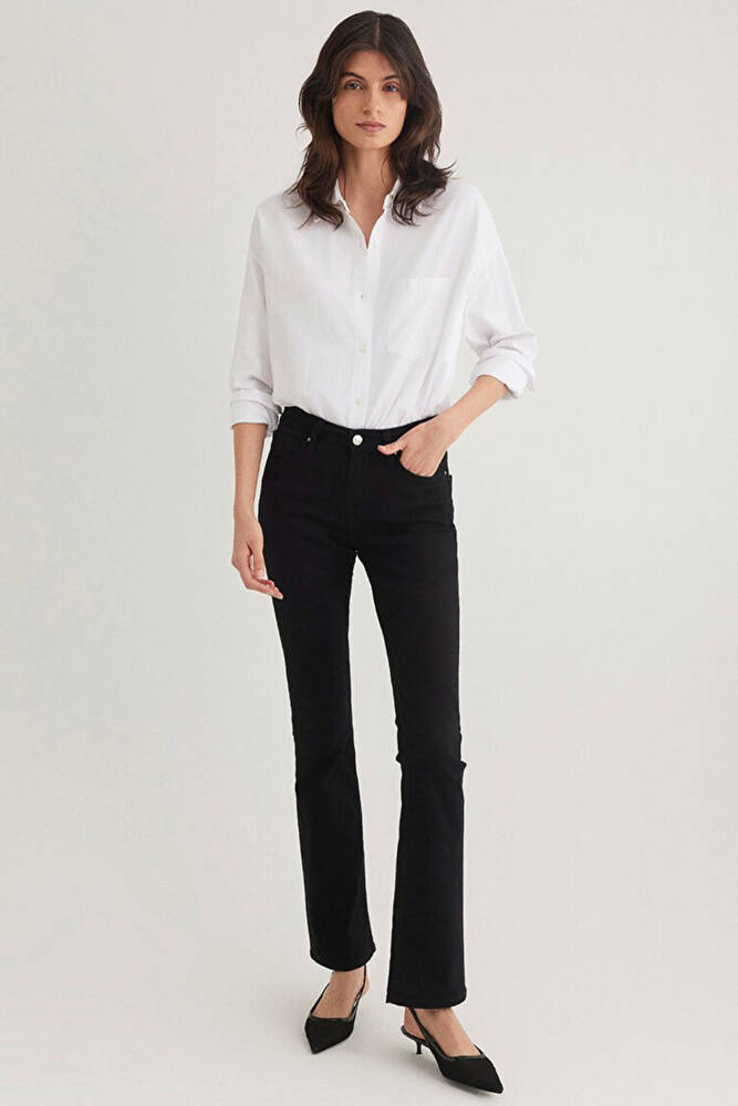 Kadın Molly Jean Pantolon 1013624623 Siyah 