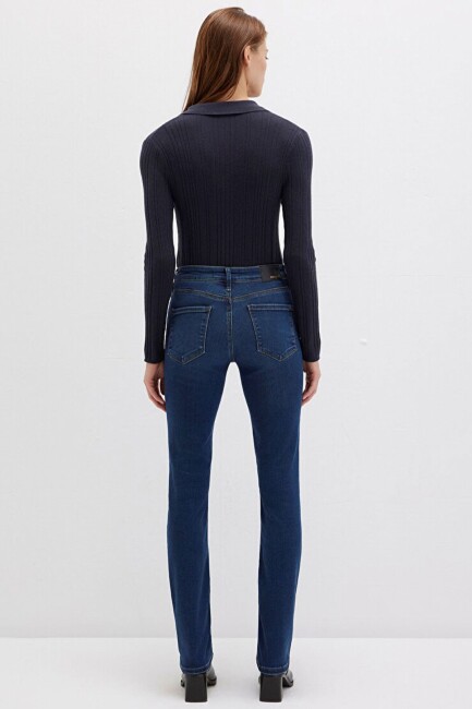 Kadın Mona Brushed Gold Jean Pantolon 1049787784 Lacivert (2)
