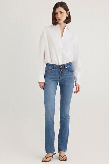 Kadın Mona Gold Klasik Jean Pantolon 1049784195 Mavi (3)