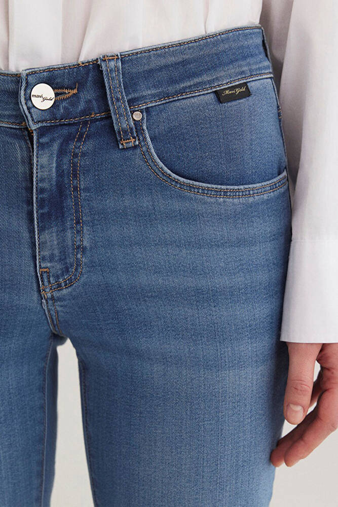 Kadın Mona Gold Klasik Jean Pantolon 1049784195 Mavi 