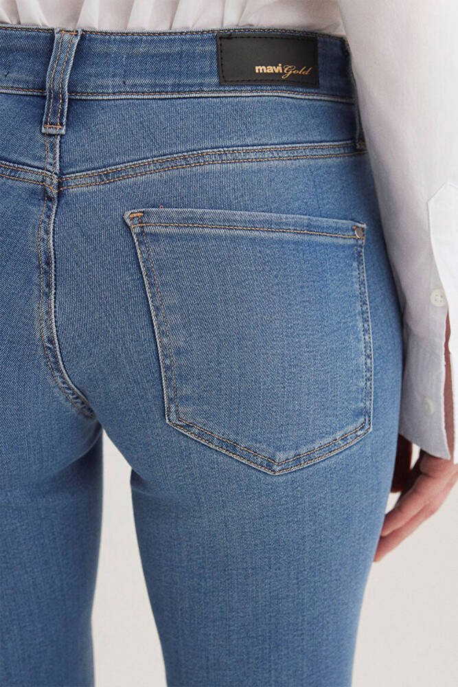 Kadın Mona Gold Klasik Jean Pantolon 1049784195 Mavi 