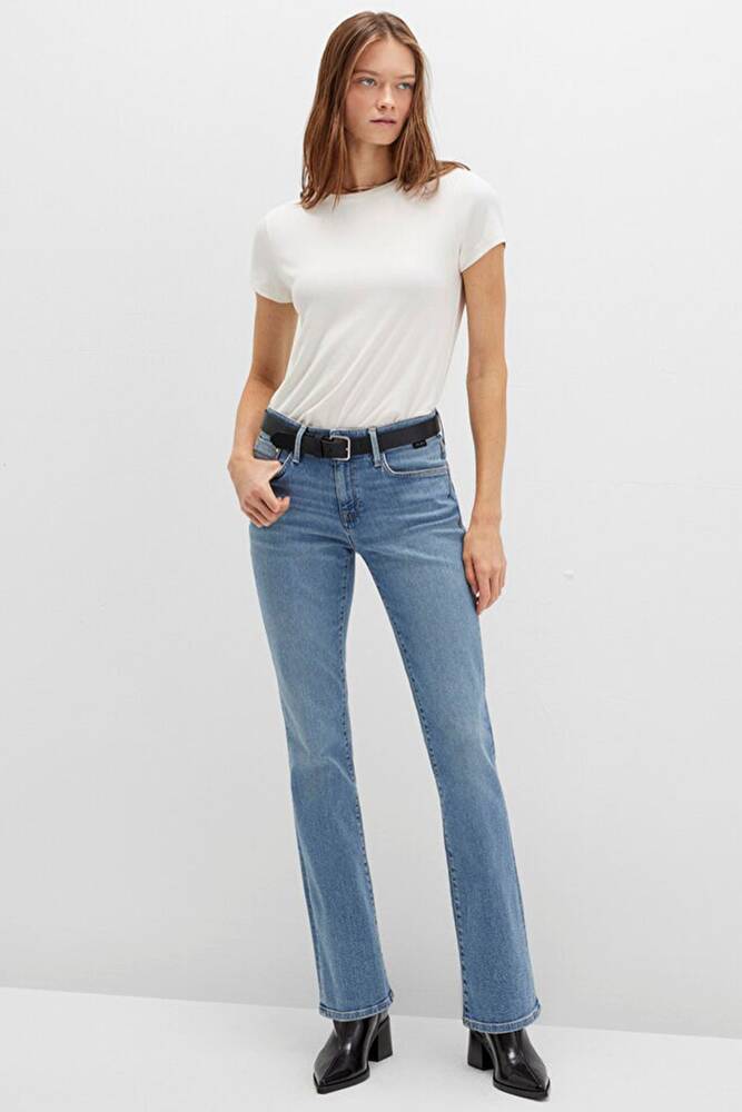 Kadın Mona Gold Premium Jean Pantolon 1049790508 Mavi 