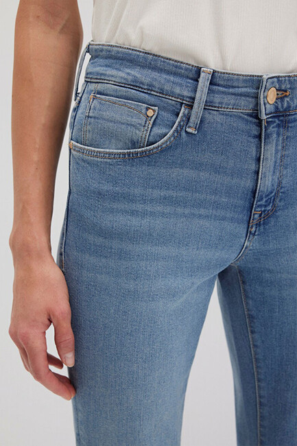 Kadın Mona Gold Premium Jean Pantolon 1049790508 Mavi - Thumbnail