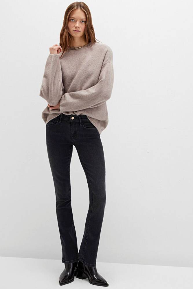 Kadın Mona Gold Premium Jean Pantolon 1049790521 Gri 