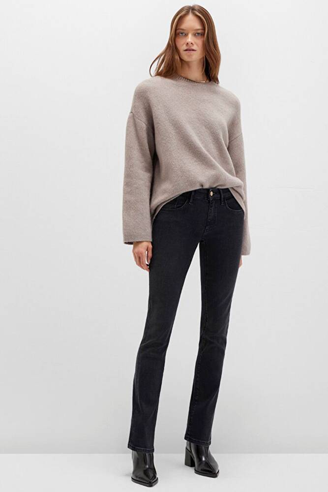 Kadın Mona Gold Premium Jean Pantolon 1049790521 Gri 