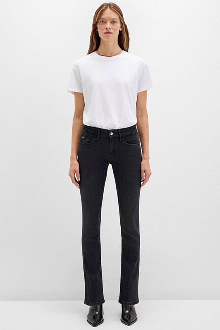 Kadın Mona Gold Premium Jean Pantolon 1049790521 Gri - Thumbnail