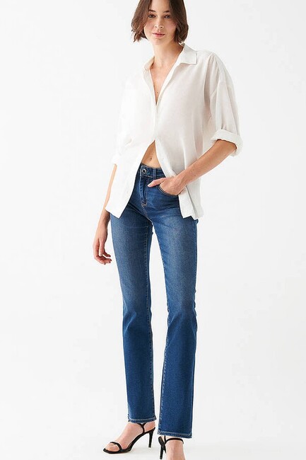 Kadın Mona Mavi Gold Jean Pantolon 1049734745 Mavi (1)