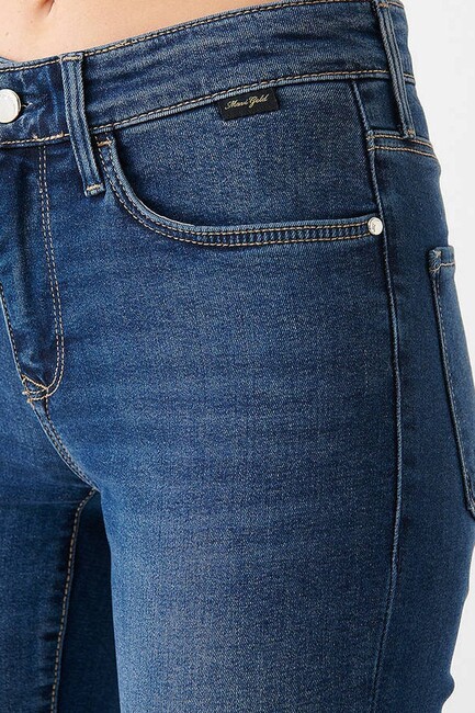 Kadın Mona Mavi Gold Jean Pantolon 1049734745 Mavi - Thumbnail