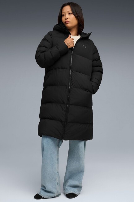 Kadın Mono Hooded Parka 688384-01 Siyah
