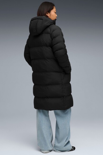 Kadın Mono Hooded Parka 688384-01 Siyah (1)