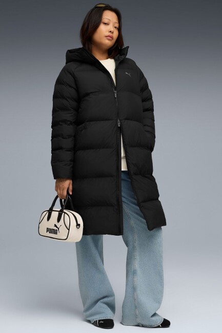 Kadın Mono Hooded Parka 688384-01 Siyah (2)