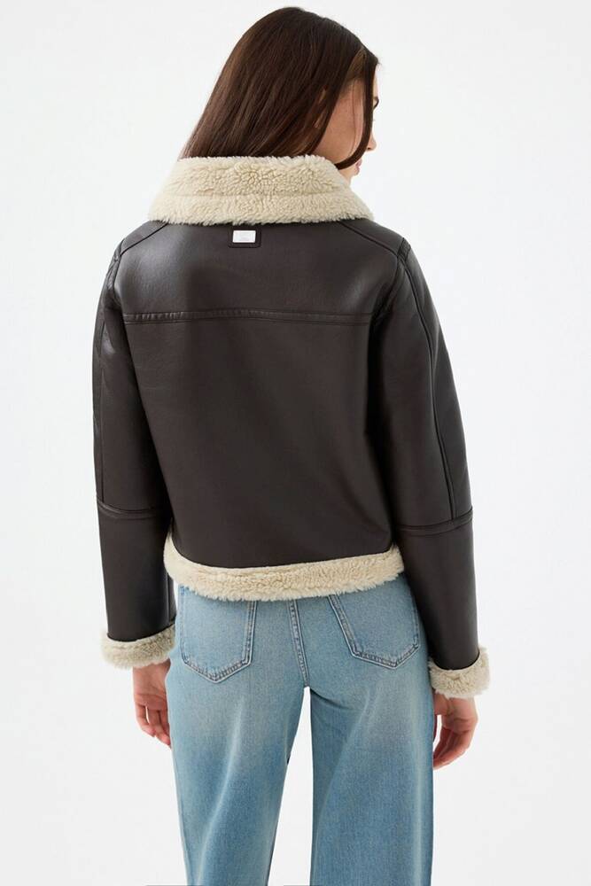 Kadın Mont LF2040673 Kahve 