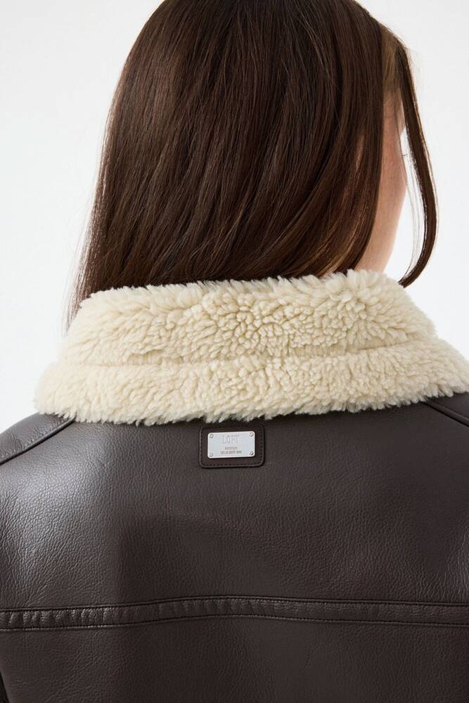 Kadın Mont LF2040673 Kahve 