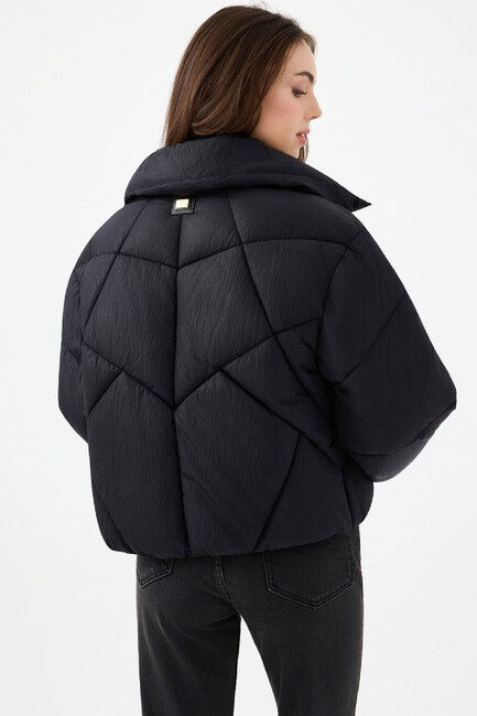 Kadın Mont LF2040949 Siyah (3)