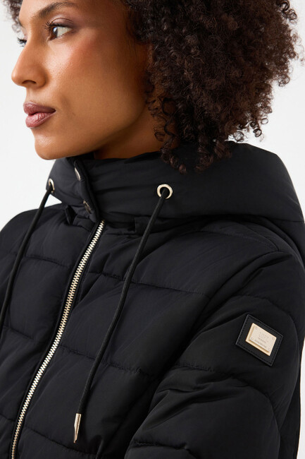 Kadın Mont LF2041093 Siyah - Thumbnail