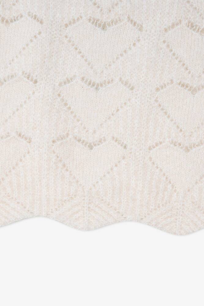 Kadın Morehearts Kazak 15307893 Ekru 