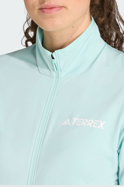 Kadın MT CW Fermuarlı Ceket JD3950 Turkuaz - Thumbnail