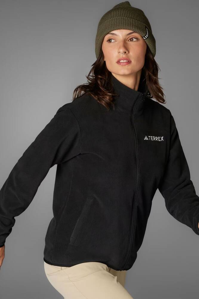 Kadın Mt Ess Fermuarlı Ceket JP0800 Siyah 