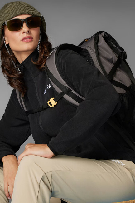 Kadın Mt Ess Fermuarlı Ceket JP0800 Siyah - Thumbnail