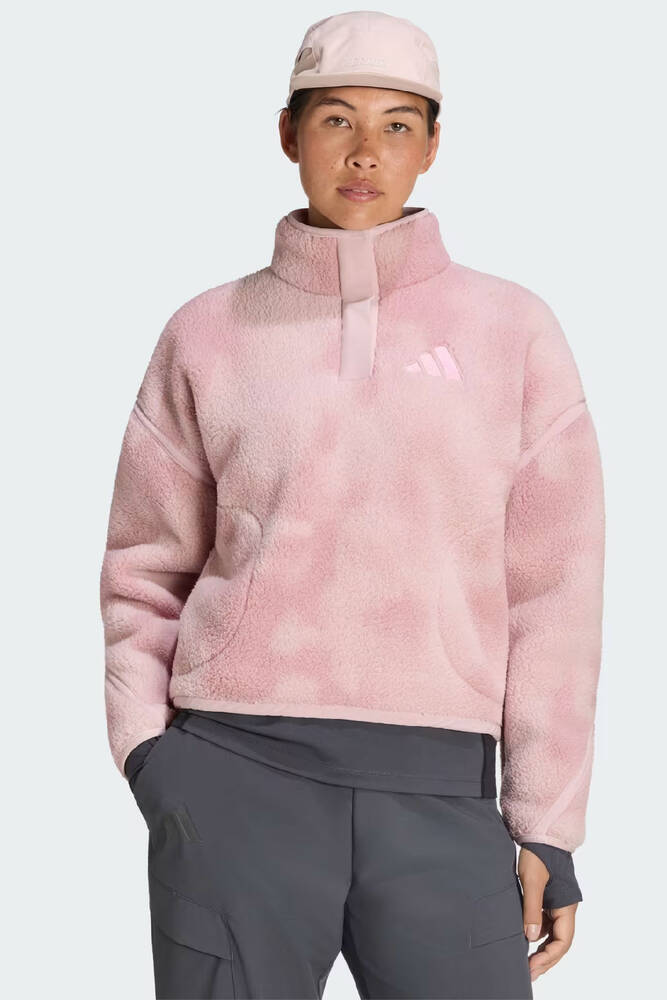 Kadın Mt Ess Hp Aop Sweat KS2313 Pembe 