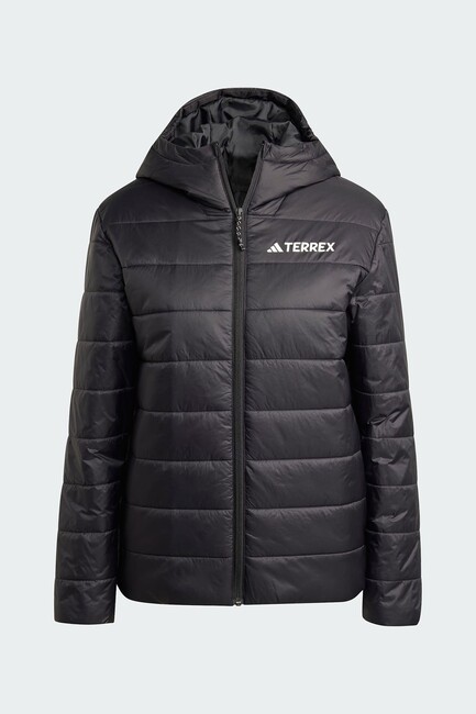 Kadın MT Ess Kapüşonlu Mont KB2169 Siyah - Thumbnail