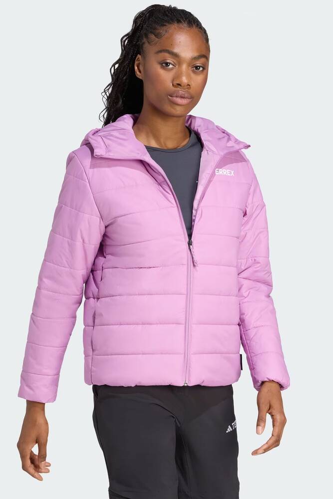 Kadın MT Ess Kapüşonlu Mont KB2171 Pembe 