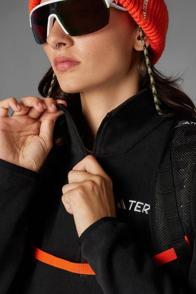 Kadın Multi Essentials Yarım Fermuarlı Sweat JP0788 Siyah 