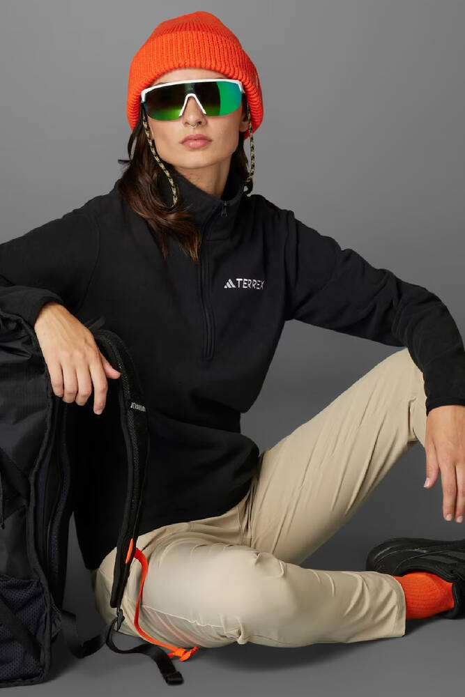 Kadın Multi Essentials Yarım Fermuarlı Sweat JP0788 Siyah 