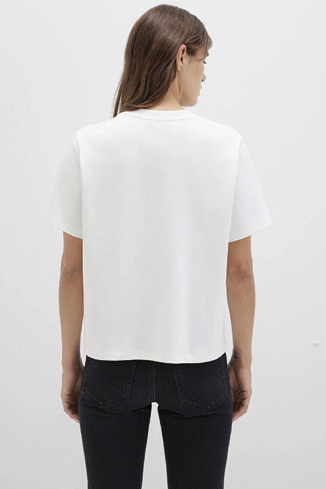 Kadın MV Baskılı Tişört 1613148-80194 Kahve 