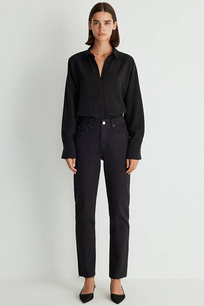 Kadın New York Classic Jean Pantolon 101441-85807 Siyah 