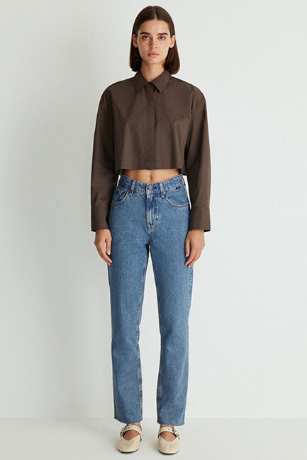 Kadın New York Classic Jean Pantolon 101441-87791 Mavi - Thumbnail