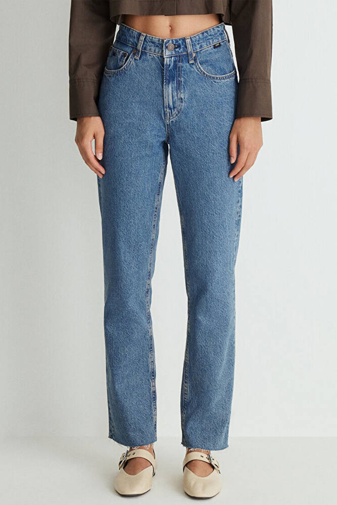 Kadın New York Classic Jean Pantolon 101441-87791 Mavi 