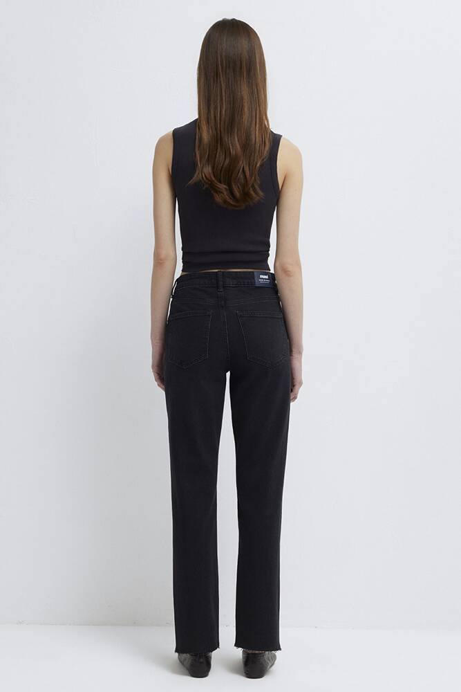 Kadın New York Classic Jean Pantolon 101441-A3765 Gri 