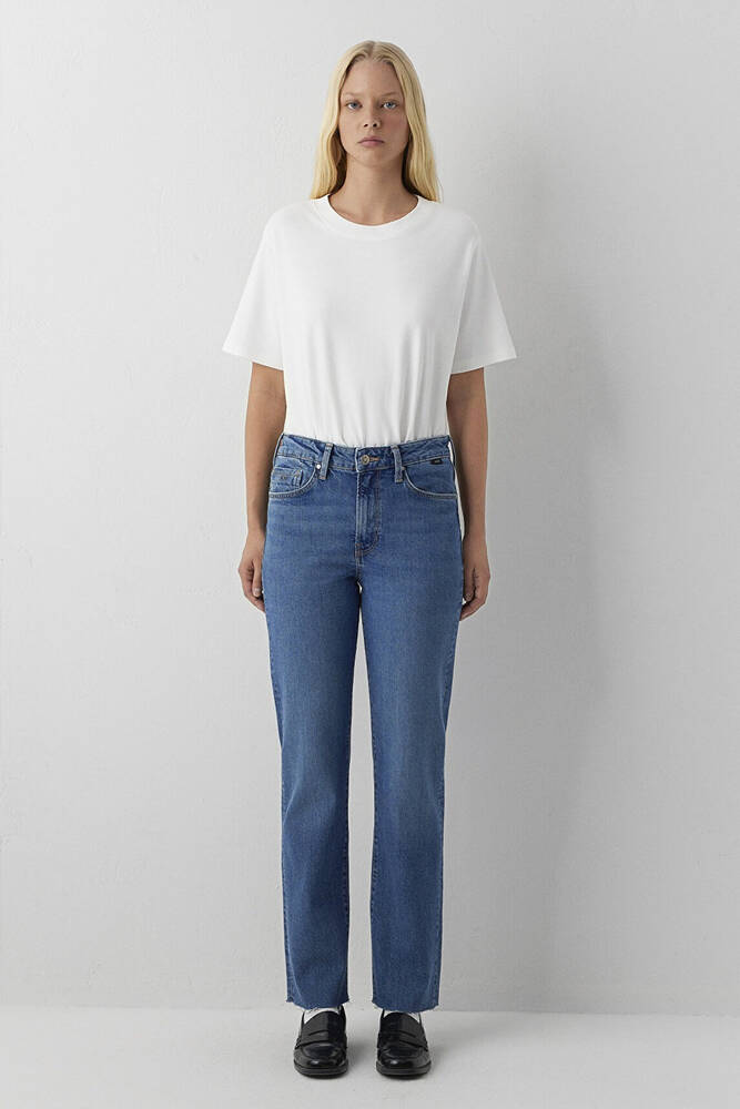 Kadın New York Classic Jean Pantolon 101441-A6203 Mavi - 3