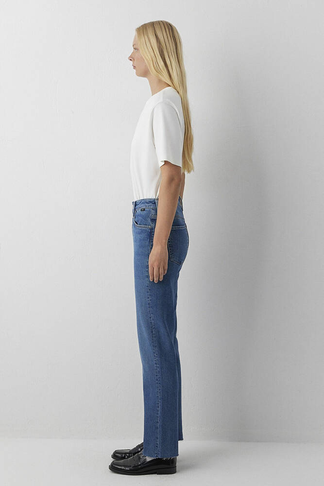 Kadın New York Classic Jean Pantolon 101441-A6203 Mavi - 4