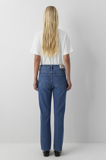 Kadın New York Classic Jean Pantolon 101441-A6203 Mavi - 5