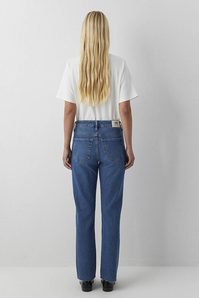 Kadın New York Classic Jean Pantolon 101441-A6203 Mavi - 5