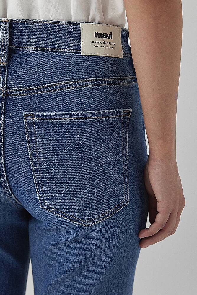 Kadın New York Classic Jean Pantolon 101441-A6203 Mavi - 8