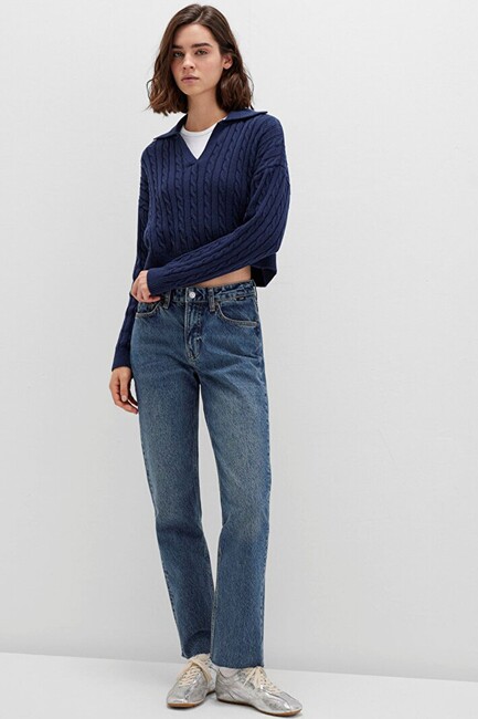 Kadın New York Jean Pantolon 101441-88581 Mavi (1)