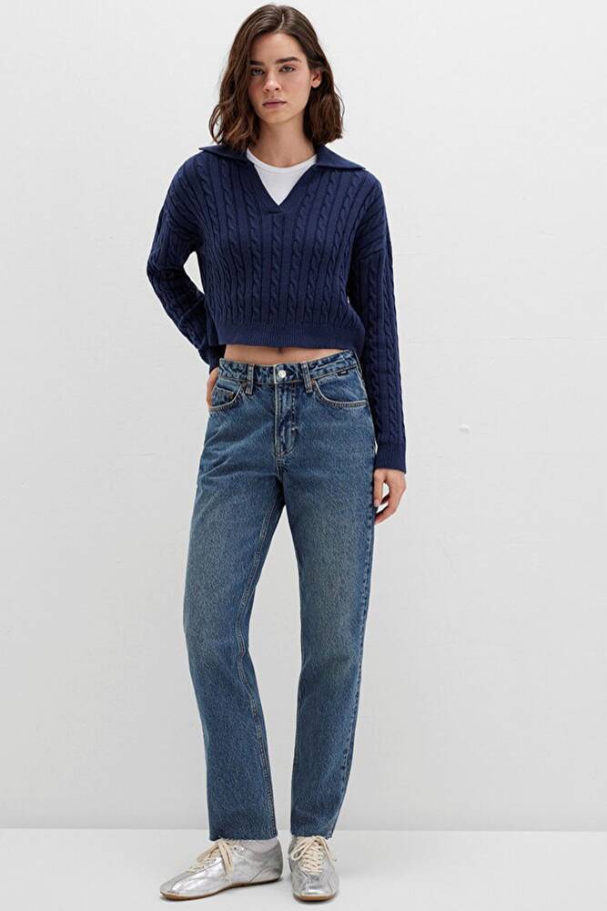 Kadın New York Jean Pantolon 101441-88581 Mavi 