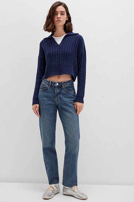 Kadın New York Jean Pantolon 101441-88581 Mavi (3)