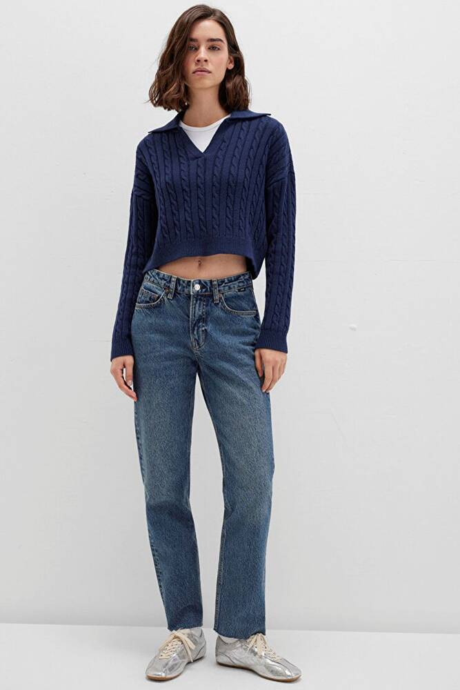 Kadın New York Jean Pantolon 101441-88581 Mavi 