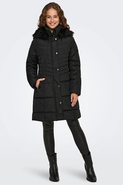 Kadın Nora Puffer Kaban 15321994 Siyah (2)