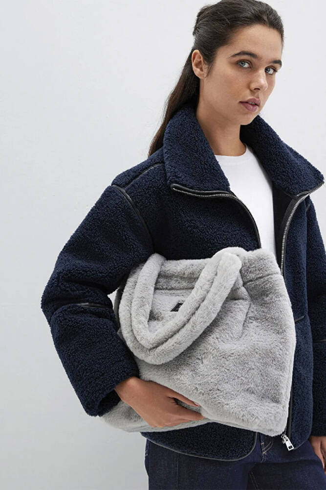 Kadın Omuz Çantası 197617-85550 Gri 