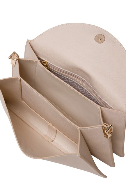 Kadın Omuz Çantası US25118 Bej - Thumbnail