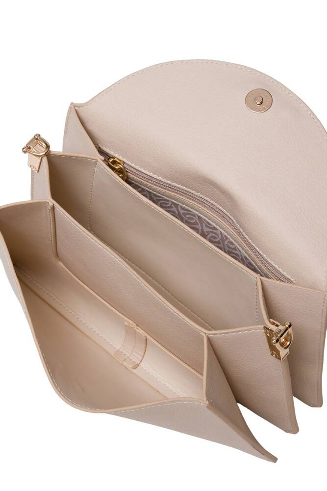 Kadın Omuz Çantası US25118 Bej 